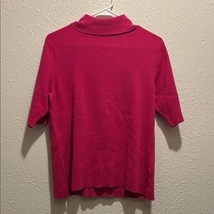 Coldwater Creek Fuchsia Silk Blend Top
